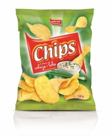 Chips okusom vrhnja i luka