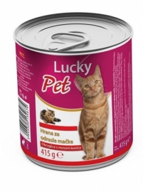 Lucky pet hrana za odrasle macke kunic 415g