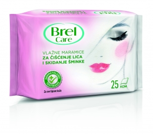 Vlažne maramice za či&scaron;ćenje lica i skidanje &scaron;minke 25 kom
