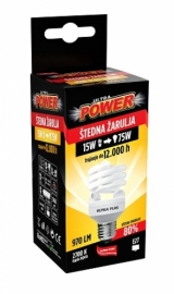 &Scaron;tedna žarulja 15 W (970 LM)